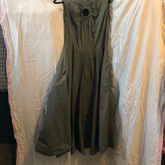 Khaki Summer Dress - Picture 4 of 5